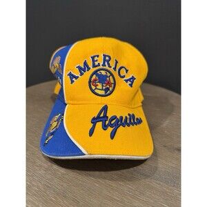 Club America Futbol Hat Aguilas del America Soccer Adjustable Ships Fast